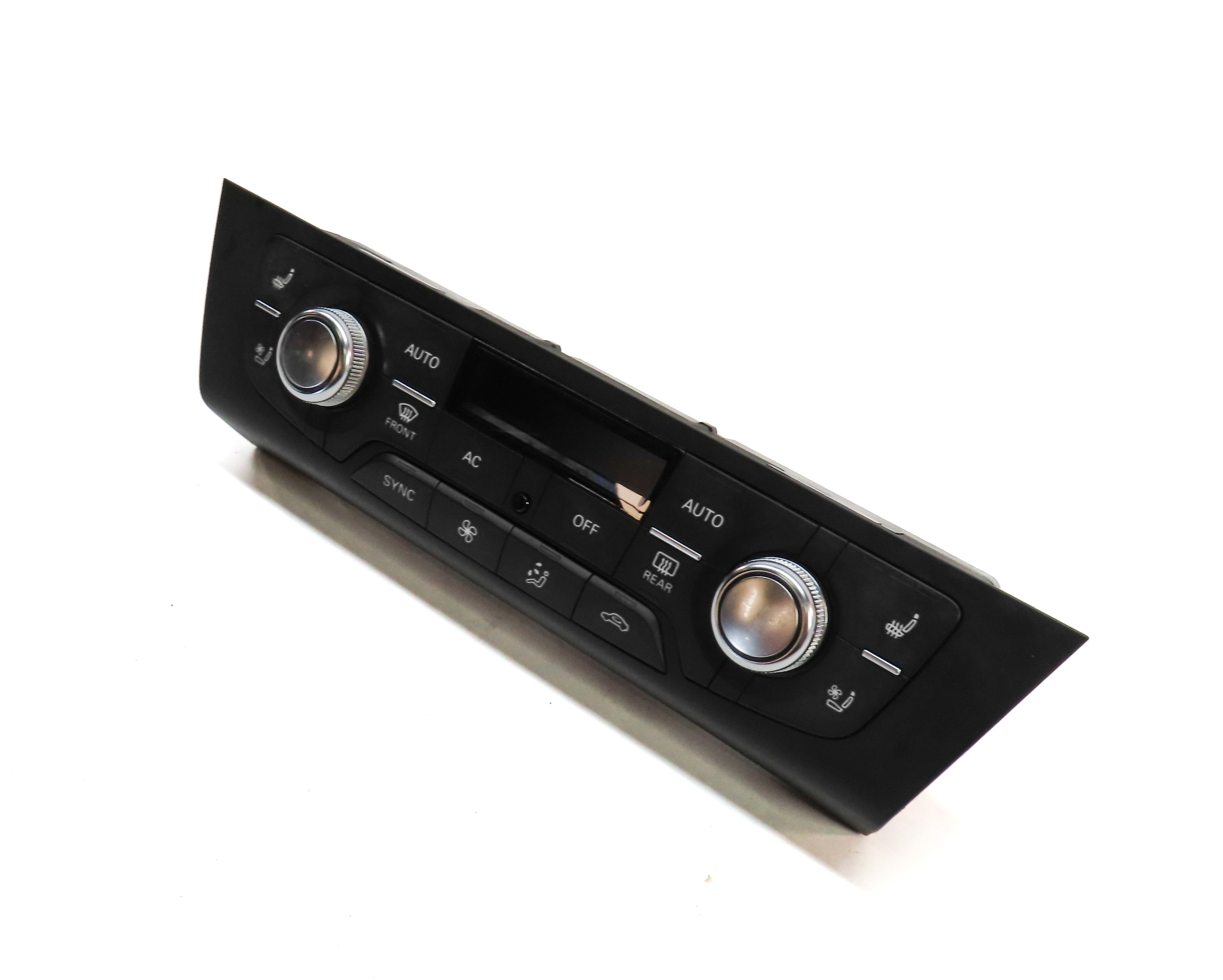 2012-2017 AUDI A6 S6 A7 S7 (C7 4G8) FRONT HEATER A/C TEMPERATURE CONTROL PANEL — exact item pictured